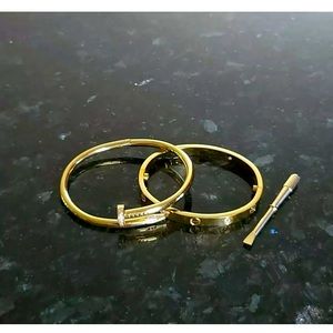 Luxury Bangle Love Bracelet Set with Screwdriver